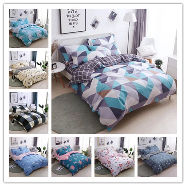Flowers Pattern Printing Bedding Sets High Quality Duvet Cover Set