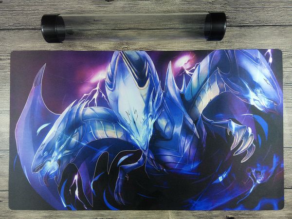 Blue Eyes Ultimate Dragon YuGiOh Trading Card Game Playmat Mat Free Best Tube