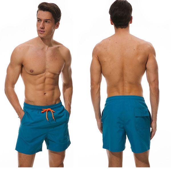 Schnell trocknende Strandshorts für Herren, wasserdichte Badehose aus Nylon mit Netzfutter, elastische Taille, Sport-Badeanzüge, kurze Hosen