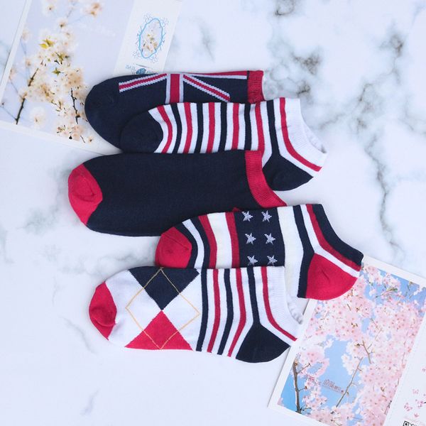 

2020 promotion compression socks autumn and winter new warm men's socks color matching wild men sweat-absorbent wear invisible, Black