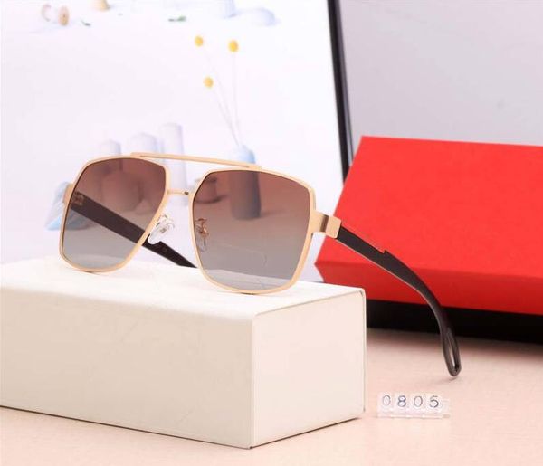 

new sunglasses mens sunglasses summer man beach goggle sunglasses moddl 0805 uv400 5 colors optional with box, White;black