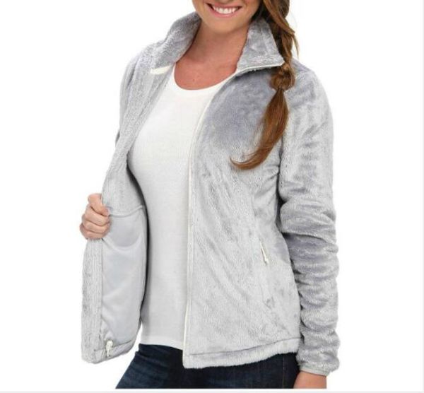

new women's soft fleece osito jackets coats casual ladies men's kids ski down warm coats s-xxl black pink, Black;brown