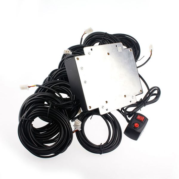 

white 8 hid bulb hide a way emergency hazard warning 160w strobe lights system