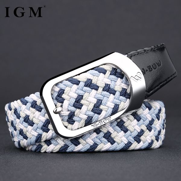 

men and women belts are of luxurious and buckle elastic belts can be adjusted at will, Black;brown