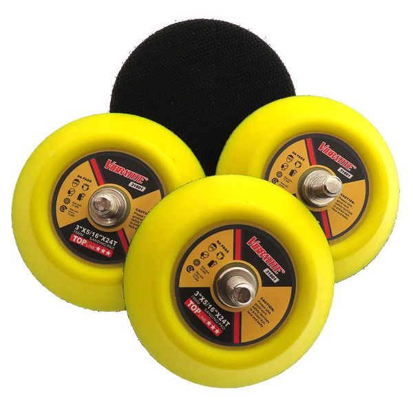 

vibratite 3-inch pneumatic disc 75mm tray cashmere sand paper \n\n self-adhesive polishing chassis sucker grinding disc m8