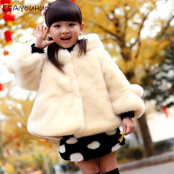 

2018 winter girls coat new children jacket outerwear fashion fur warm jackets for girls coat thick hooded coats for kids clothes, Blue;gray