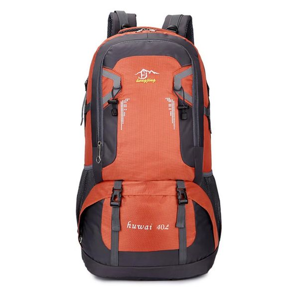 

large capacity outdoor waterproof travel mountaineering adjustable straps casual, backpack interior slot pocket