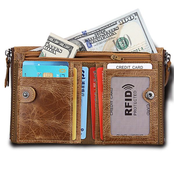 

2019 wallets genuine leather wallets boys card holder men wallet money bag male vintage black short purse function coin pocket, Red;black