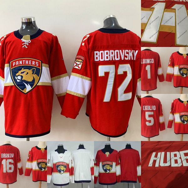 

Mens Florida Panthers 72 Sergei Bobrovsky 1 Roberto Luongo 5 Aaron Ekblad 16 Aleksander Barkov 100% Stitched Hockey Jerseys Fast Shipping