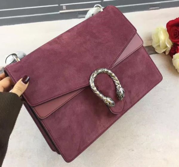

New classic styles imported first layer suede genuine leather 3 colors top high quality soft women casual shoulder tote handbag