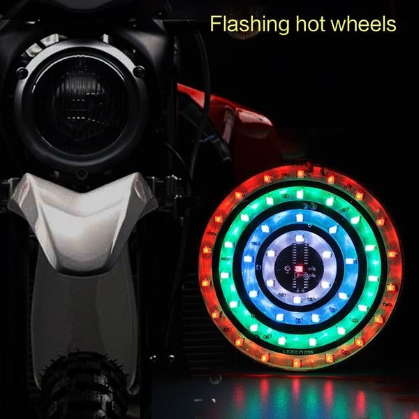 

brelong led мотоцикл декоративный свет универсальный призрачный прожектор мотор предупреждение электронные красочные стробоскопы декоративны