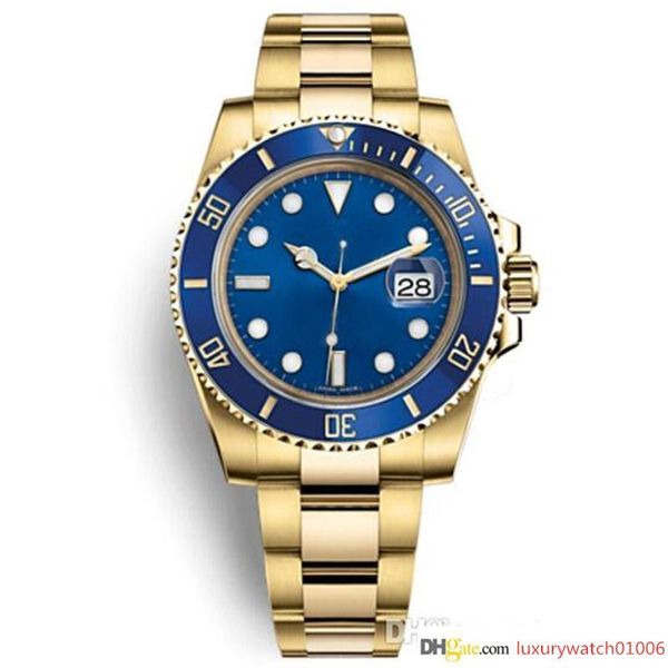 

2018 luxury movement watch 2813 automatic mechanical 116610 sapphire glass ceramic bezel glidelock men mens wristwatches designer watches