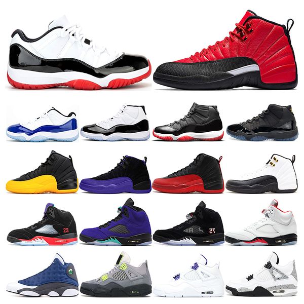 

mens basketball shoes bred 11s dark concord flu game 12s 3 alternate grape 5s neon court purple 4s flint 13s sneakers trainers