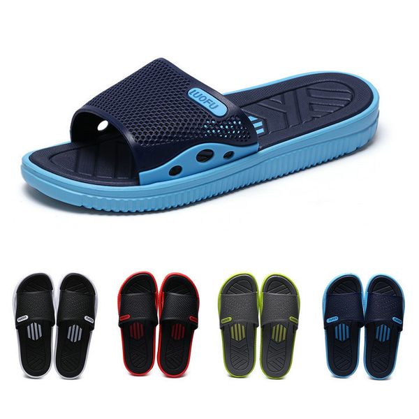 

2019 fashion beach slipper sell mens leisure walk flip flops slide indoor outdoor casual beach eva shoes slipper for mens y200706, Black