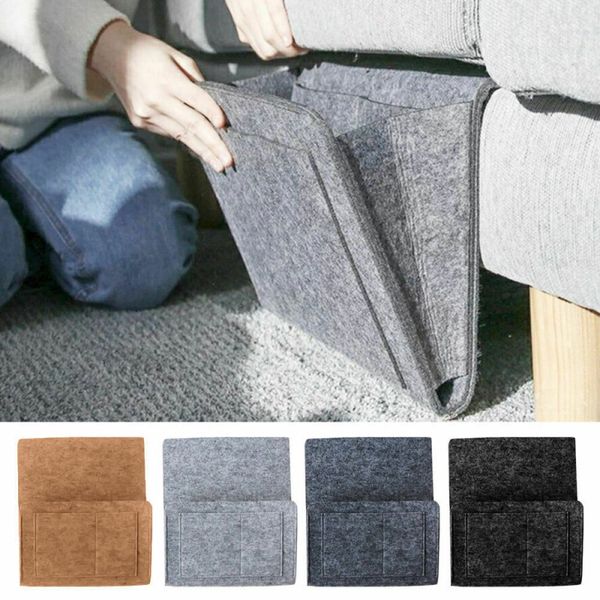 

new bedside storage organizer bed felt desk bag sofa tv remote control hanging caddy couch storage organizer bed holder pockets