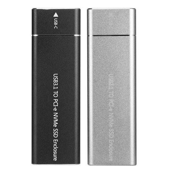 

usb 3.1 to m.2 nvme pcie ssd enclosure, nvme m-key to type c adapter case