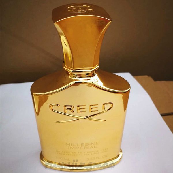 

creed imperial millesime perfume men's cologne 100ml durable good smell good quality golden bottle men's spray