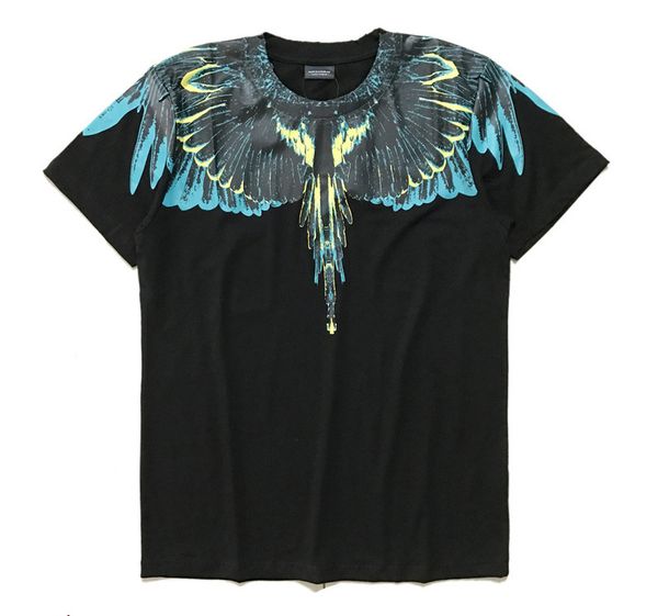 

Mens Summer Wing Print Designer Tshirts Crew Neck Short Sleeve Loose Relaxed Clothing Fashion Homme Tees