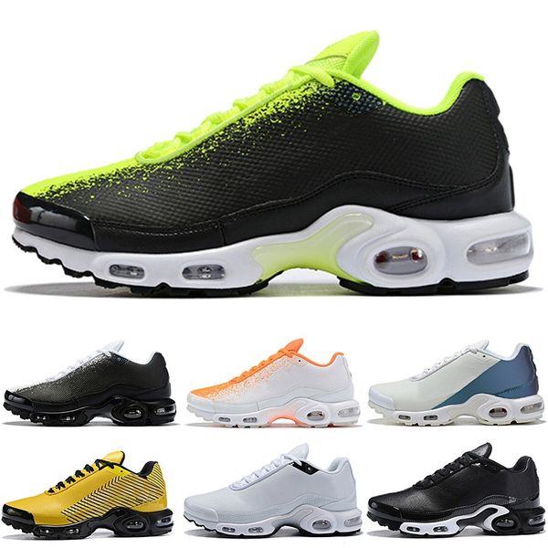 

new black white tn mercurial plus tn ultra se running shoes for men sliver gold orange chaussures athletic sports sneakers des chaussures