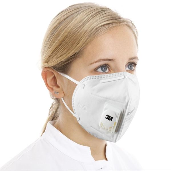 

3m mask 9501v+/9502v+ anti fog dust disposable mask with respiratory valve protective labor protection dust mask