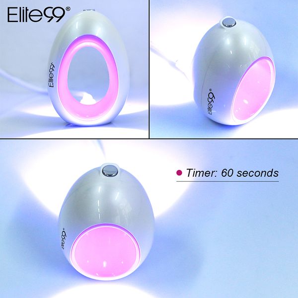 

elite99 mini led uv lamp nail dryer cute penguin nail lamp dryer gel polish curing light for one finger portable