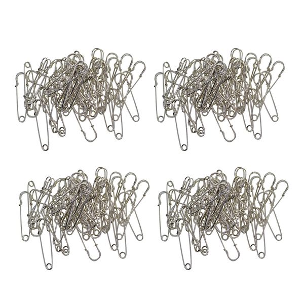 

200x large solid metal diy kilt scarf brooch hijab brooch, Black