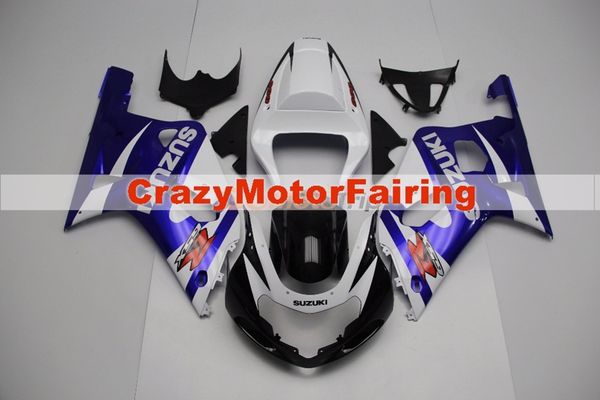 

хорошее качество новый abs мотоцикл обтекатели, пригодные для suzuki gsxr600 750 600 k1 2001 2002 2003 01 02 03 комплект кузова на заказ син