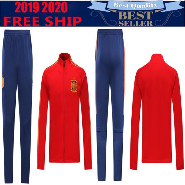 

2020 spain home soccer jersey tracksuit 2019 paco alcacer asensio morata isco iniesta thiago saul football sports shirt traning suit, Black;yellow