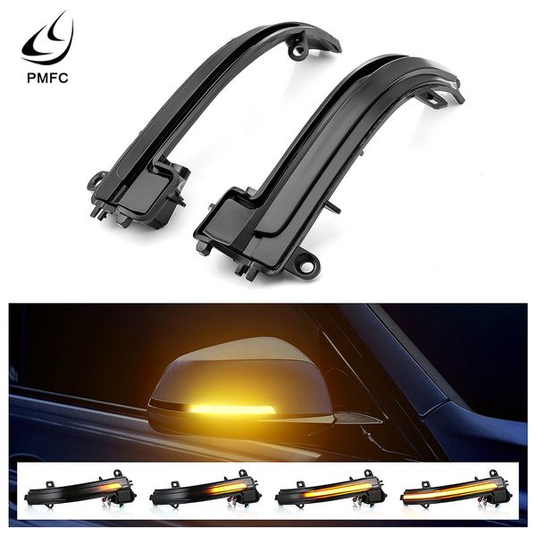 

pmfc turn signal led light 2 pcs dynamic rearview mirror blinker for f20 f30 f31 f21 f22 f23 f32/33/34 e84 x1 1 2 3 4 series