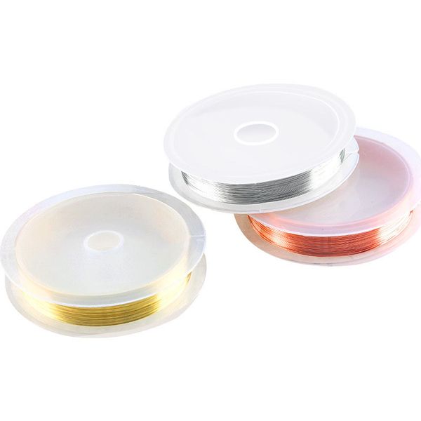 

nail art kits 3pcs/nail copper wire 3 colors soft brass line cords decoration manicure accessories salon for ladies