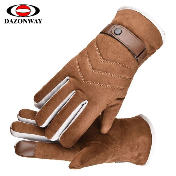 

size winter warm gloves men ski gloves snowboard motorcycle riding winter touch screen snow windser black