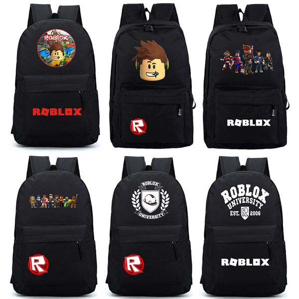 

2018 new cartoon head roblox games rpg boy girl school bag women bagpack teenagers schoolbags canvas men student backpacks