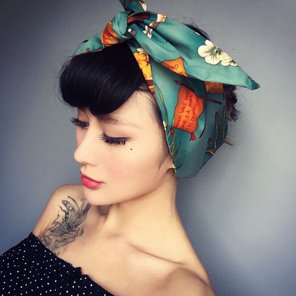

headband for women turban 50s retro vintage hepburn style hair accessories stretch hair bands girls head wrap scrunchie holder