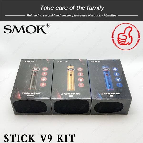 

SMOK Stick V9 Kit встроенный 3000 мАч с 5 мл TFV8 Baby V2 Tank S1 S2 катушки VS 8.5 мл V9 MAX Vape Pen электронная сигарета 100% аутентичный