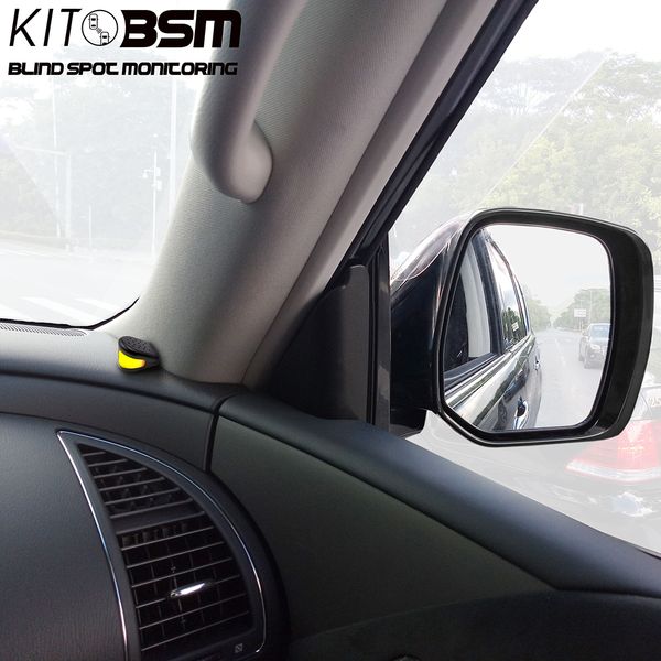 

bsm blind spot monitor system with 24ghz microwave radar bsd bsa universal sensor attached led indicator car