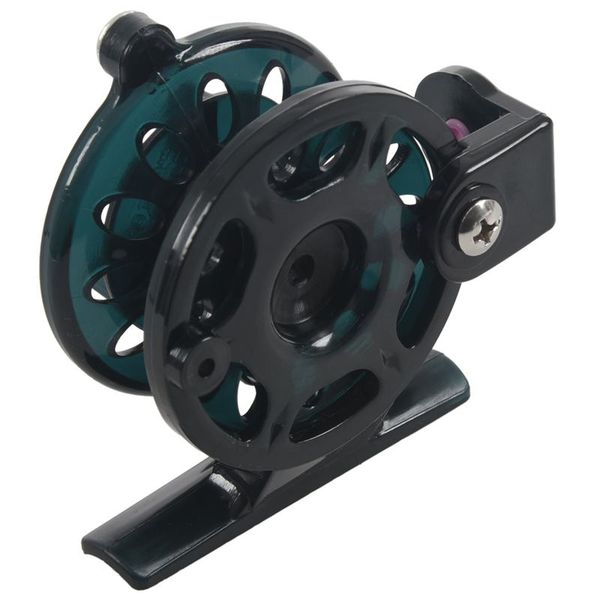 

abgz-transparent gray winter fishing plastic ice fishing reel reels pesca