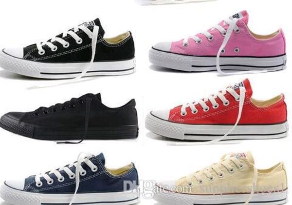 

заводская цена femininas парусиновые туфли женские и мужские высокие low style классические холст обувь кроссовки холст обувь большого разме, Black