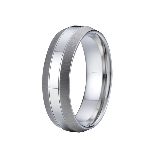 

never fade wedding ring men lovers' rings silver color trendy jewelry birthday gift anello jewellery, Slivery;golden