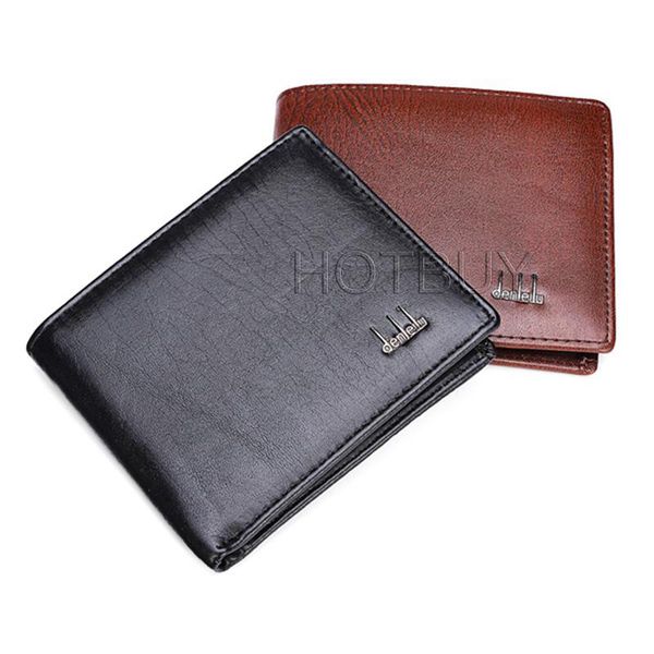 

мода мужчины бизнес стандартный короткий кошелек сплошной цвет искусственная кожа кошелек несколько карт фото burse двойные notecase мужской, Red;black