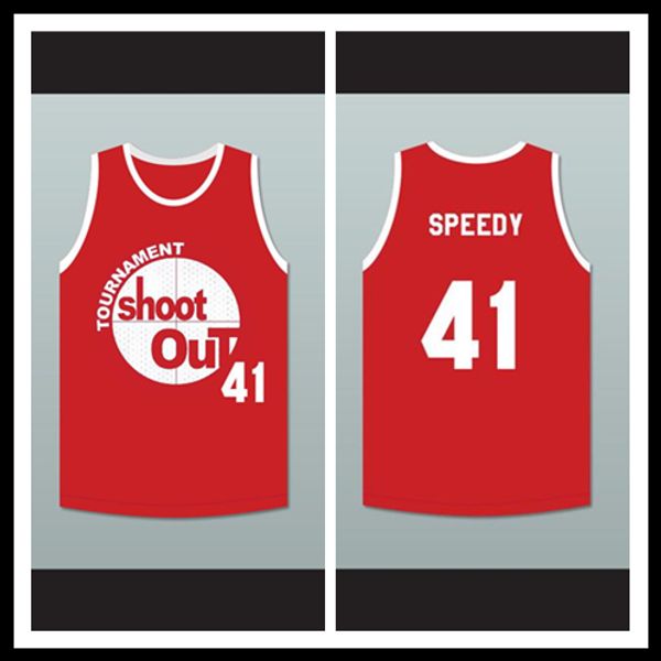 

James Speedy Williams 41 Tournament Shoot Out Demons Basketball Jersey Above The Rim