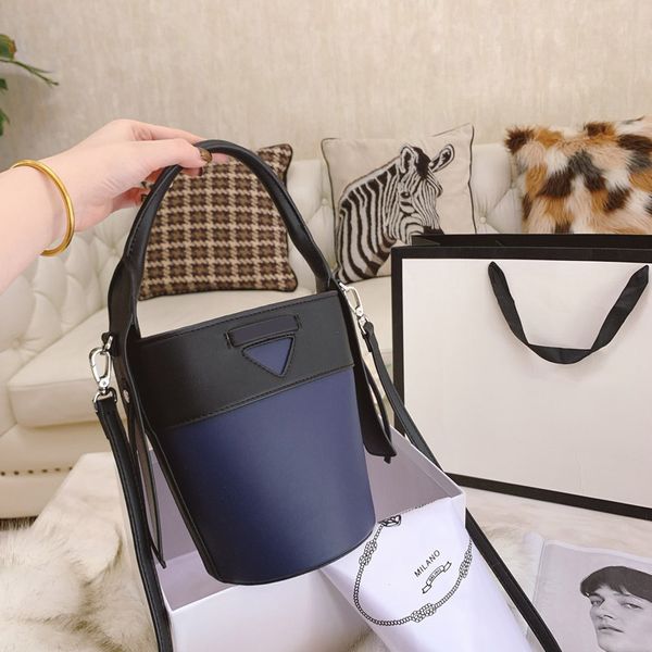 

ts треугольник символ ведро crossbody сумка женская сумка строгальный станок роскошный черный красный синий уличная мода повседневные сумки