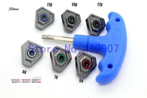 

golf 915 metal series weight for 915d2, d3, f, f-d, & h 2g 4g/7g/9g/11g/14g/17g 915 weights screw wrench