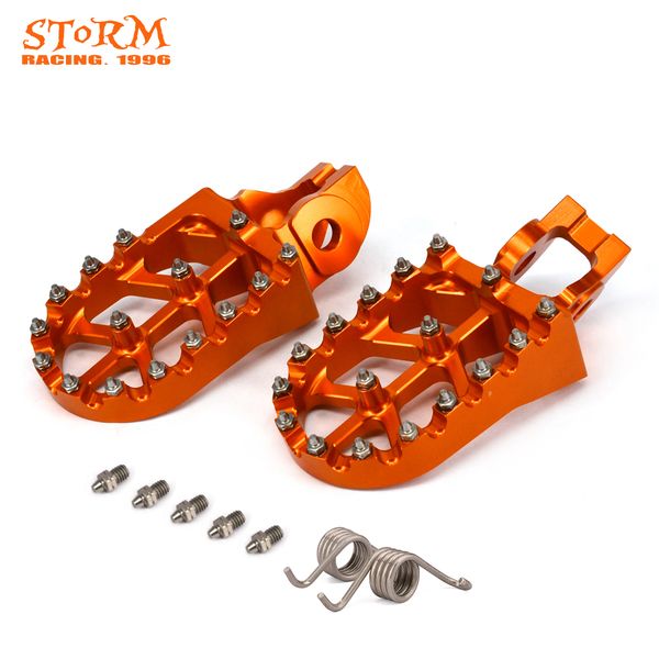 

footrest foot pegs rests pedals for sx85 sx125 sx-f 250-450 sx250 exc excf 125-530 xc 150-300 xcf250 xcf350-450 xcw125-300