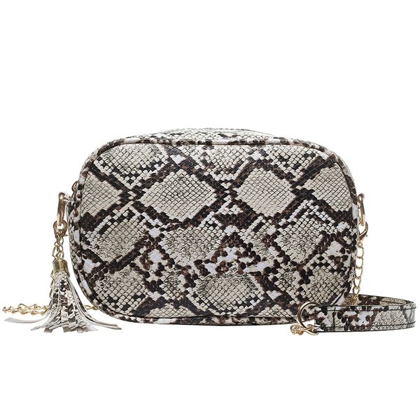 

fashion mini small crossbody bag for women snake pu leather shoulder bag female chain messenger purse ladies party clutch