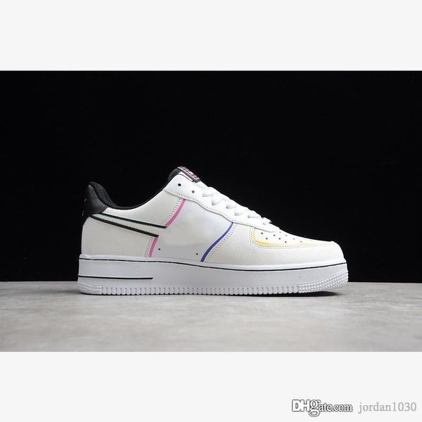 

naf01a 2020 good quality casual shoes ct1138-100 forces 1 1s low running shoes day of the dead white black multi size36-45