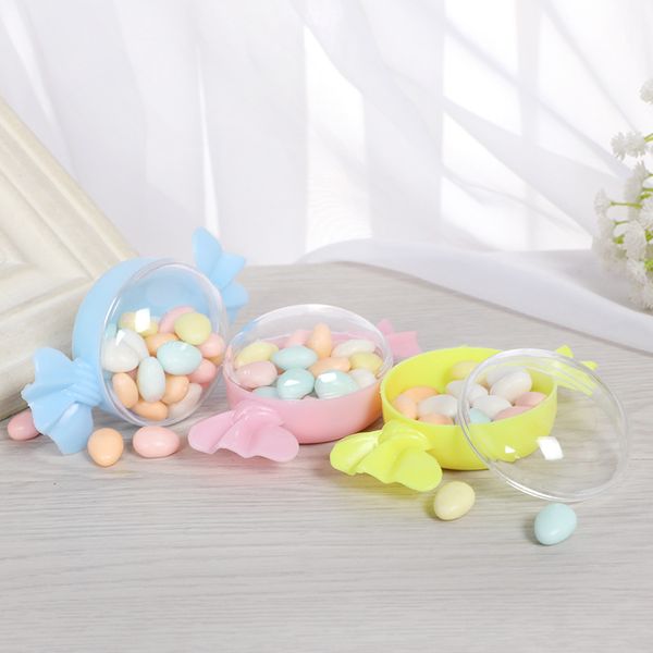 

12pc/lot plastic candy shape boxes packaging chocolate candy box wedding kids birthday party gift box baby shower favors