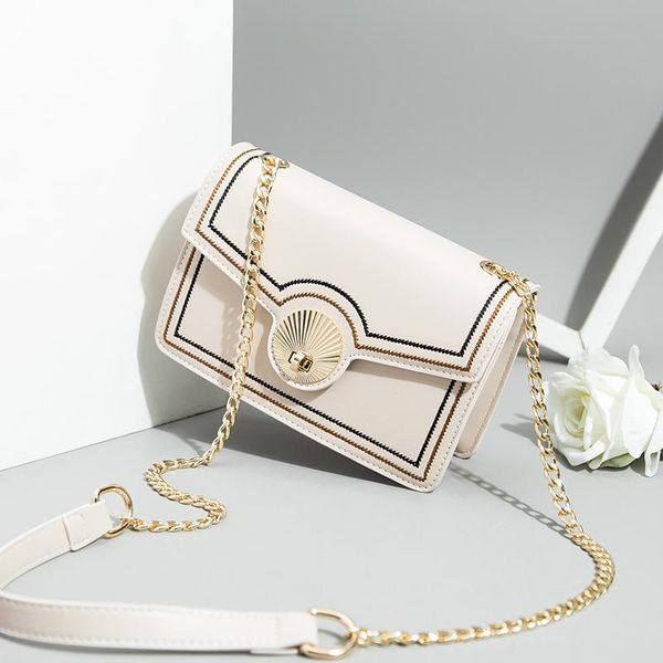 

luxurious2019 small ins bag woman chain single shoulder satchel joker senior feel western style diagonal