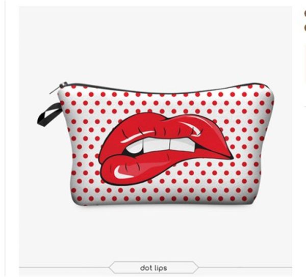 

handbag printing makeup bags with multicolor pattern cute cosmetics pouchs for travel ladies pouch women cosmetic bag