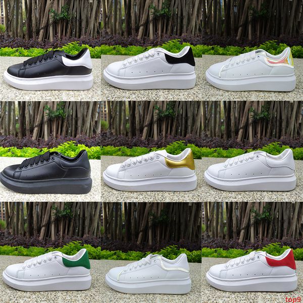 

designer luxury men women chaussures 3m reflective triple black white sole leather suede mens flat vintage platform walking casual shoes