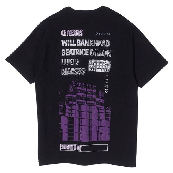 

summer mens designer t shirts cav 19ss empt presents festival limited c.e cav fashion brand long sleeve cotton casual s-xl, White;black